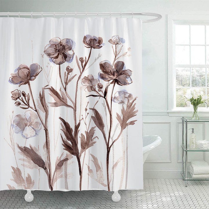 Blomsterprydet Dusjforheng Skanto