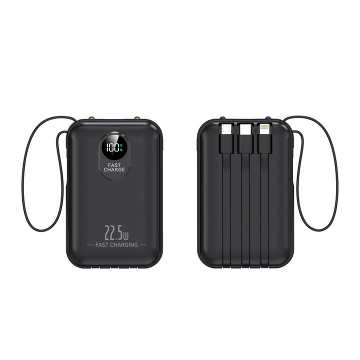 Bærbar powerbank med hurtiglading og LED-skjerm Skanto
