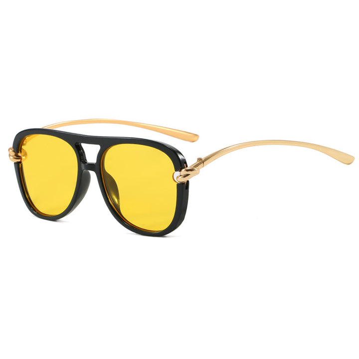 Dame sports solbrille med bred plastramme og UV-beskyttelse Skanto