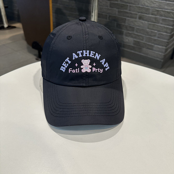 Kvinne Lekende Brodert Caps Skanto