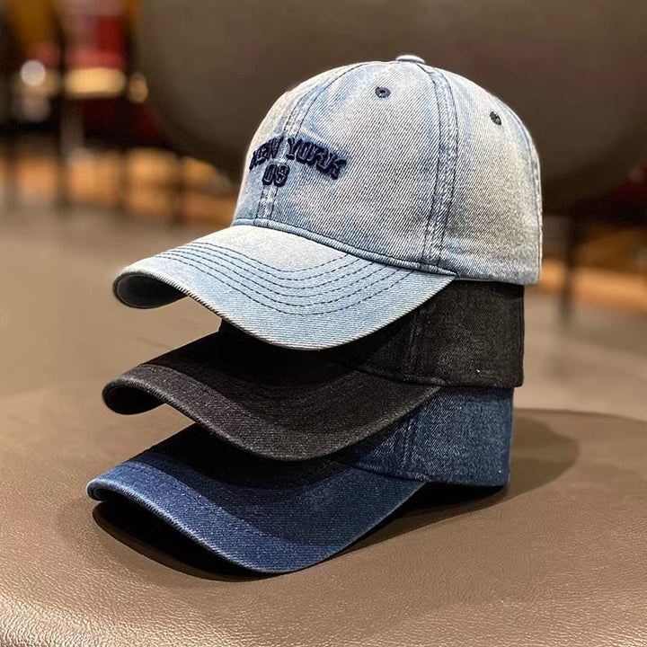 Kvinners vintage denim baseball cap Skanto