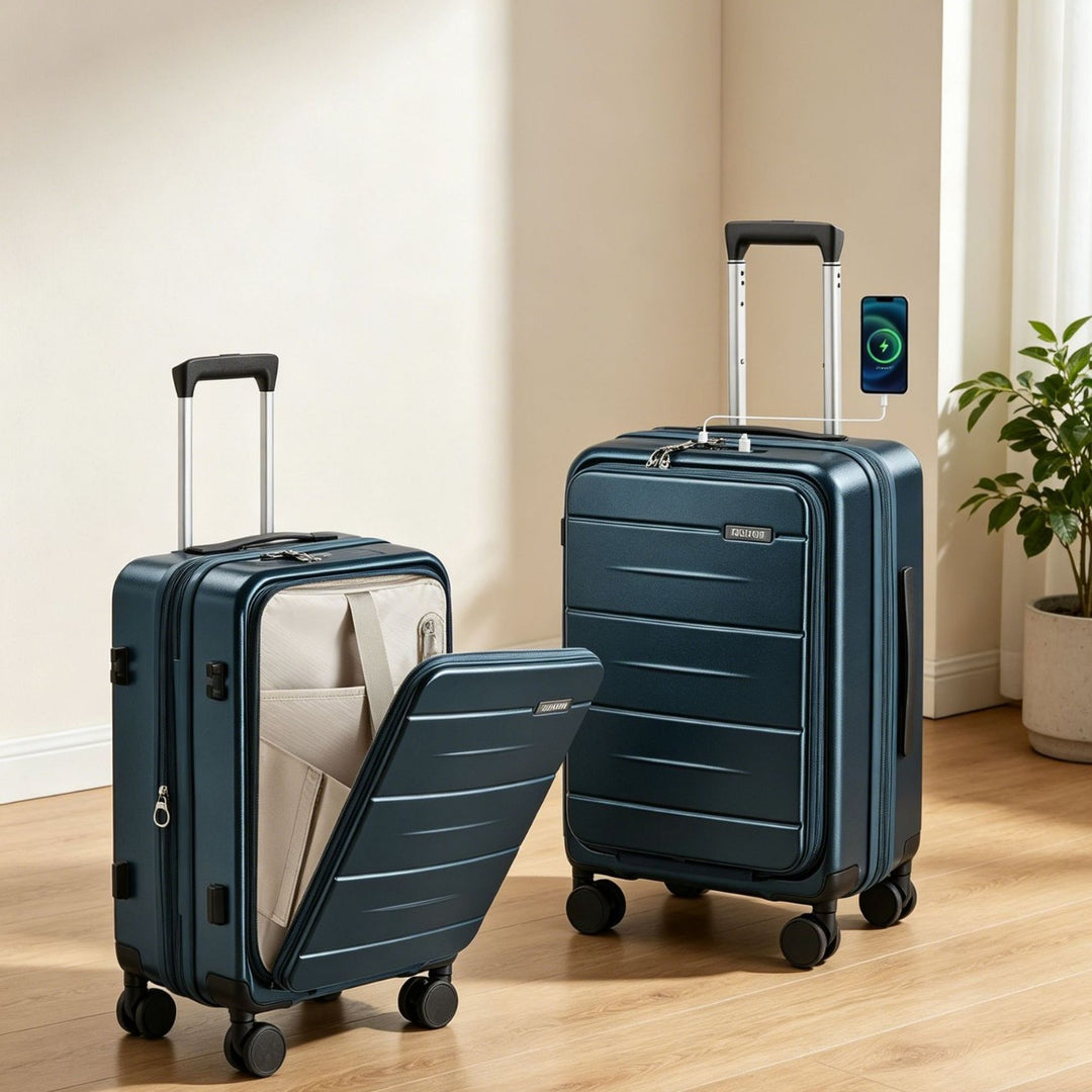Unisex Smart Hard Shell Cab Carry-On Bagasje Skanto