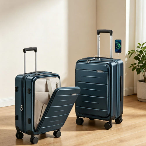Unisex Smart Hard Shell Cab Carry-On Bagasje Skanto