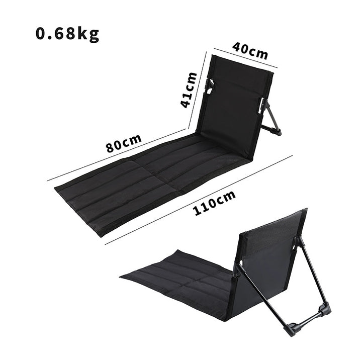 Sammenleggbar campingligg med ergonomisk ryggstøtte Skanto