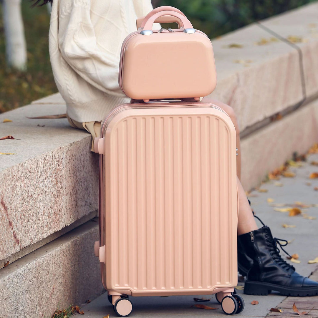 Dual-Compartment Hard-Shell Luggage Set Skanto