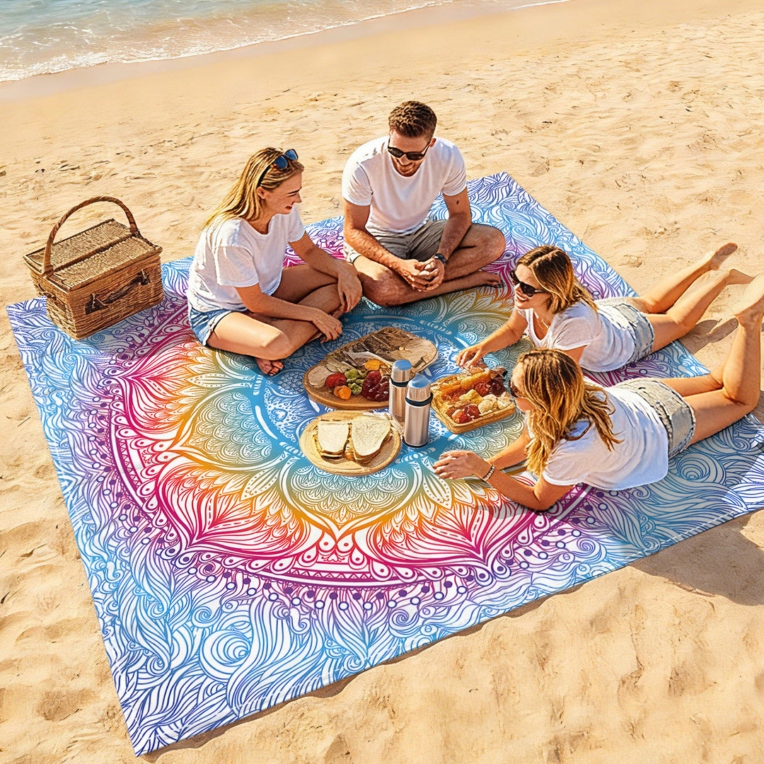Mandala Design Strandmat Skanto