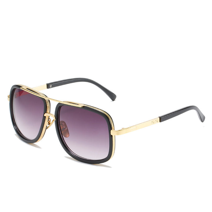 Dame kvadratisk solbrille med luksuriøse detaljer Skanto