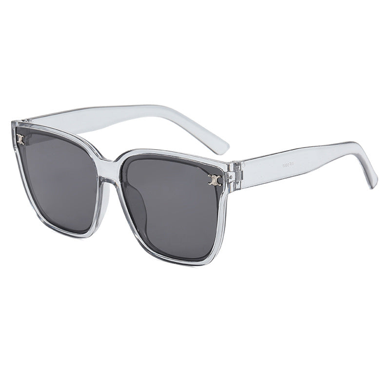 Dame moteriktig oversized solbrille med rhombiske glass Skanto
