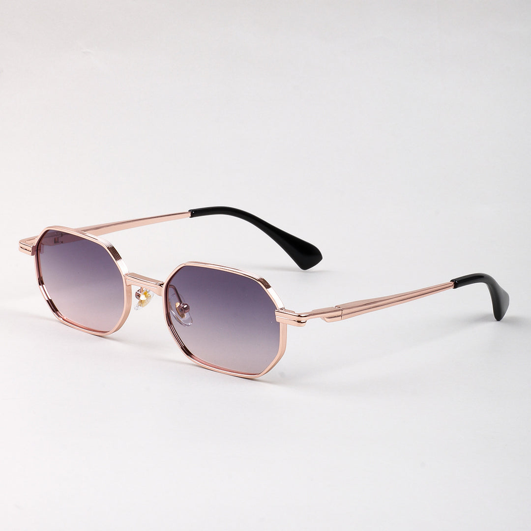Dame Design solbrille i moderne, åttekantet stil Skanto