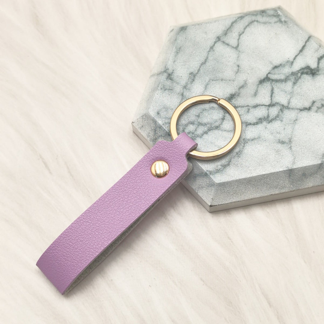 Unisex nøkkelring i høy kvalitet av kunstskinn med stiløs design Skanto