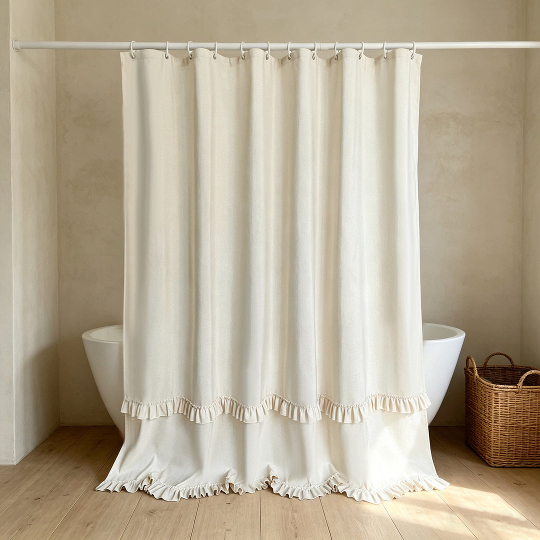 Elegant Ruffled Dusjforheng Skanto