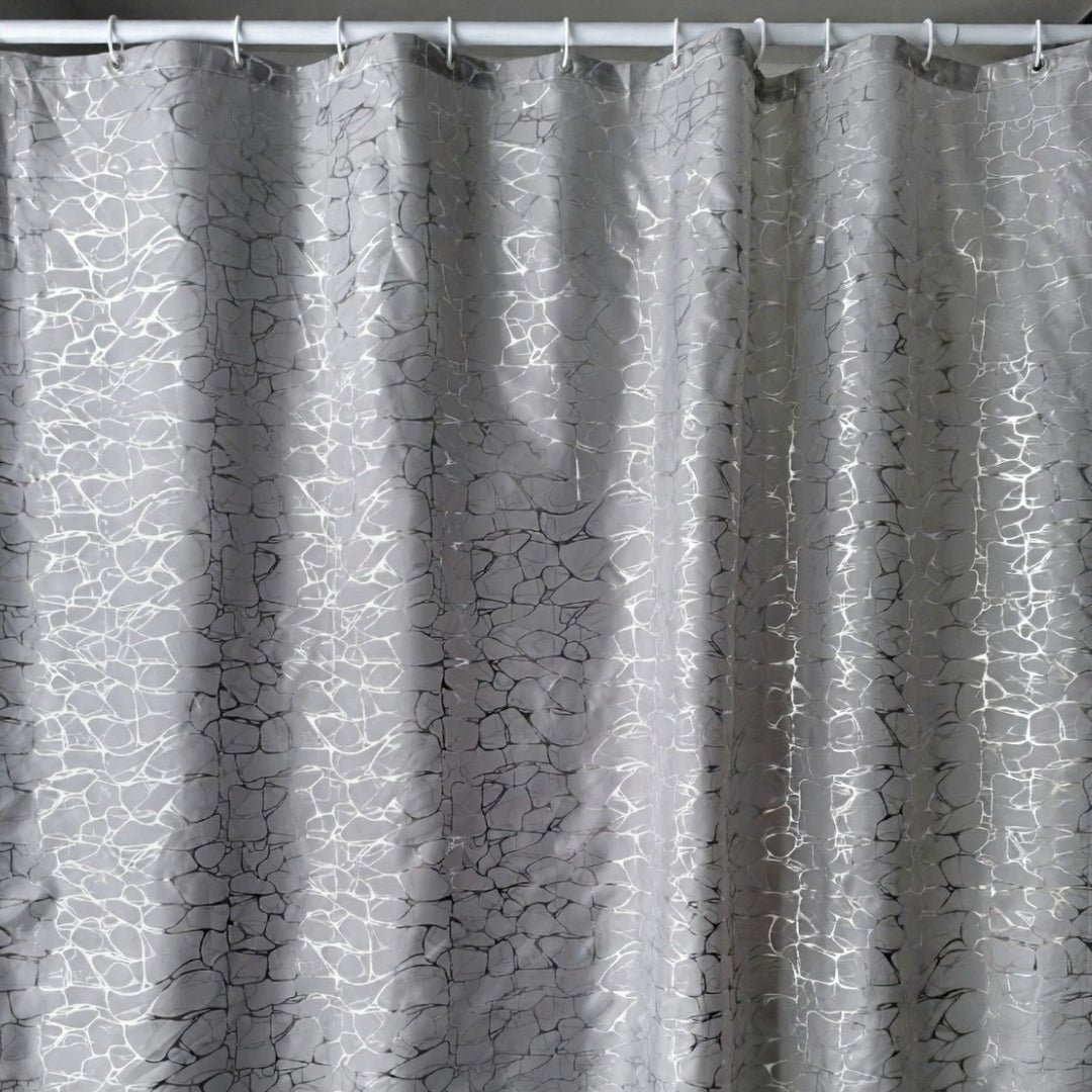 Elegant Teksturert Duschgardin Skanto