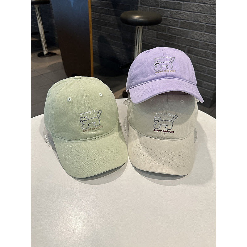 Kvinnenes Lekne Kattemotiverte Baseballcap Skanto