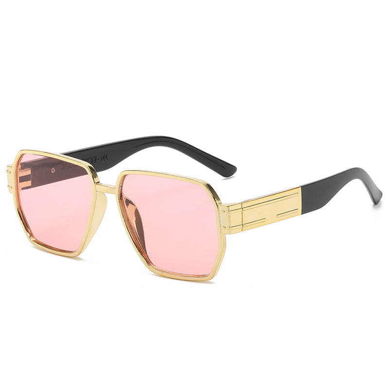 Dame moderne Oversized-solbriller med asymmetrisk ramme Skanto