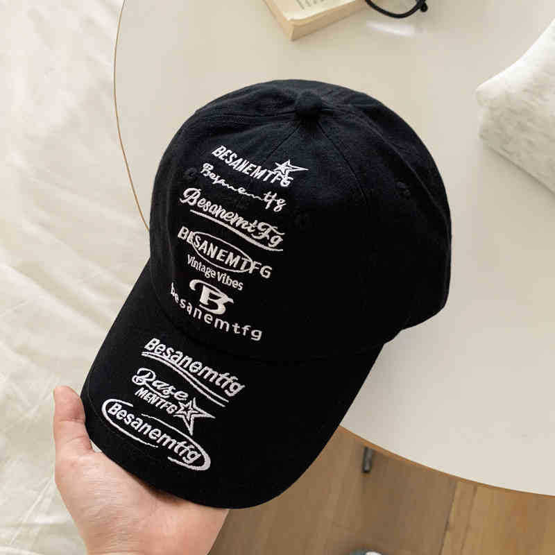 Herre Vintage Grafisk Logo Baseball Caps Skanto