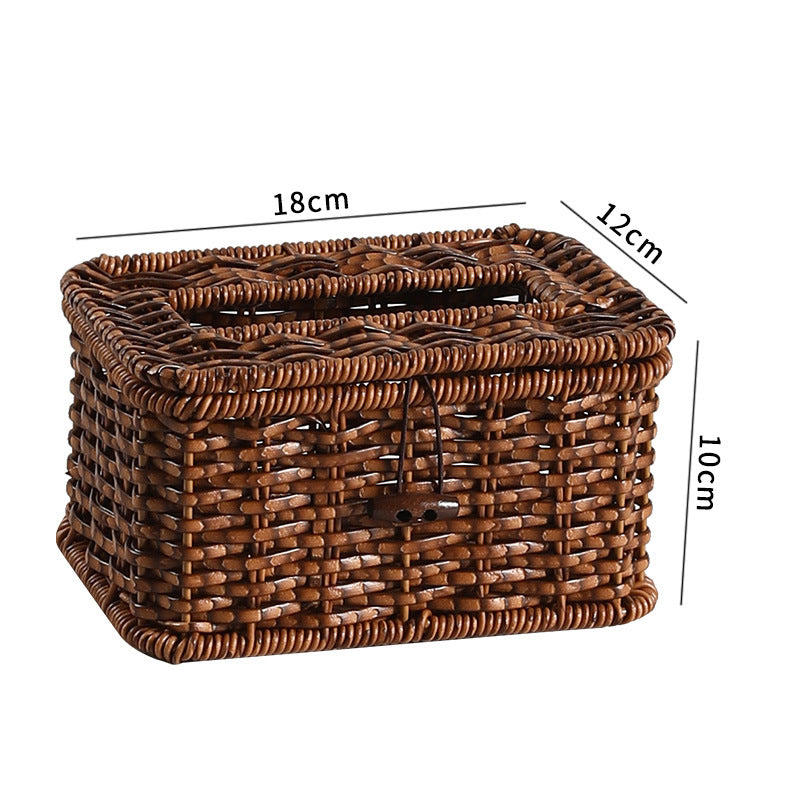 Håndlaget Rattan Oppbevaringsboks Skanto