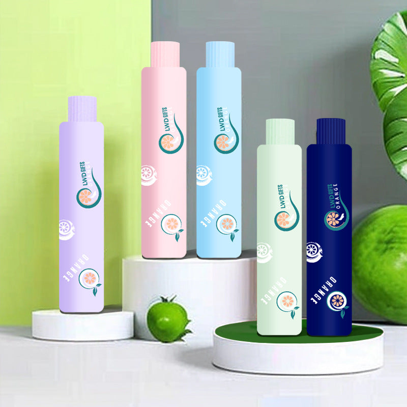 Dames sammenleggbare paraply med glade motiver Skanto