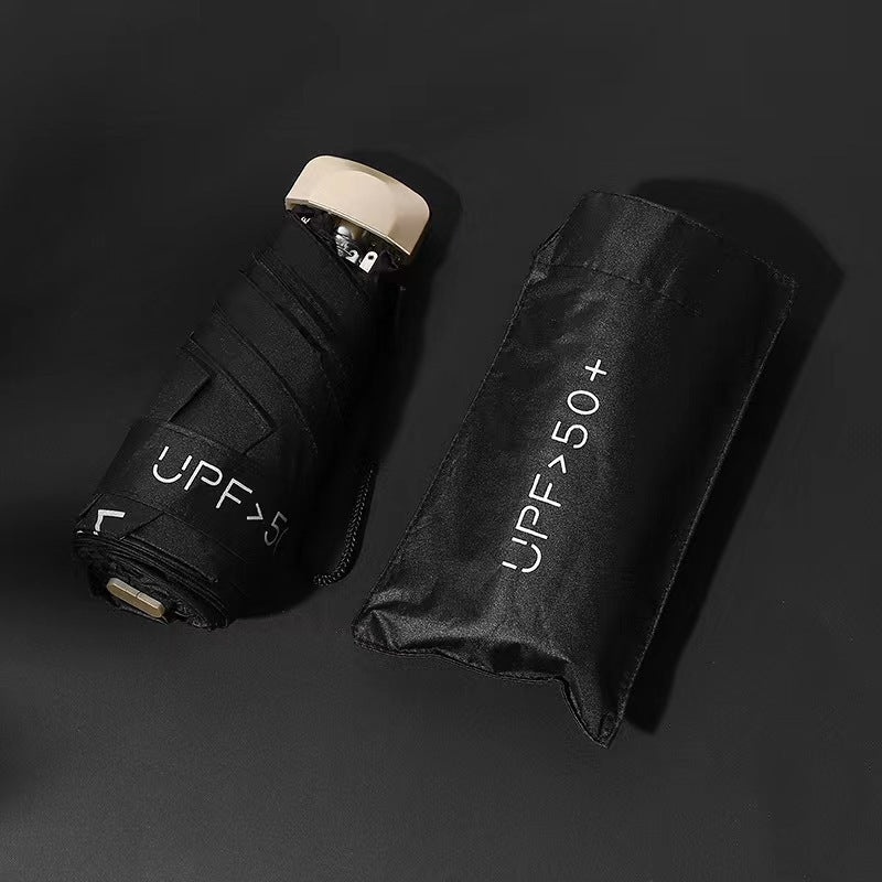 Kvinnenes UV-beskyttende sammenleggbare paraply med innovativ mekanisme Skanto