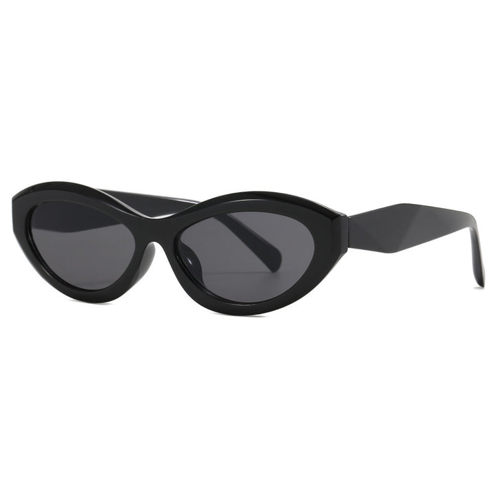 Dame trendy Cat-Eye solbriller med UV-beskyttelse Skanto