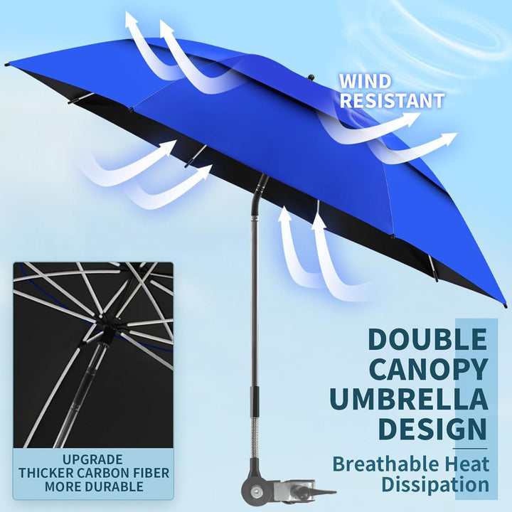 Dame Justerbar Strandparasol Skanto