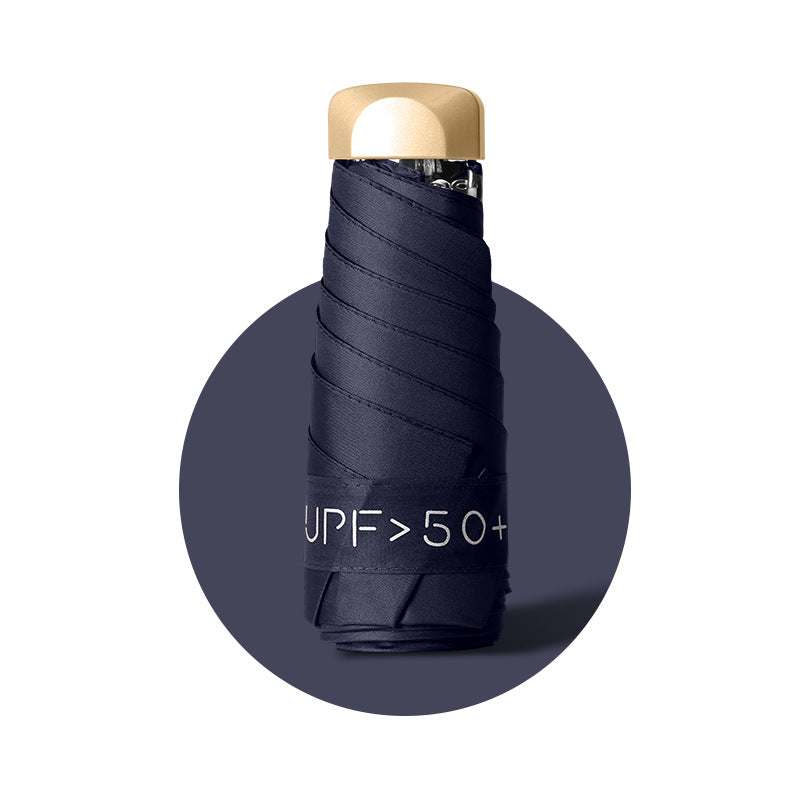 Kvinne UV-beskyttende sammenleggbar paraply med innovativt design Skanto