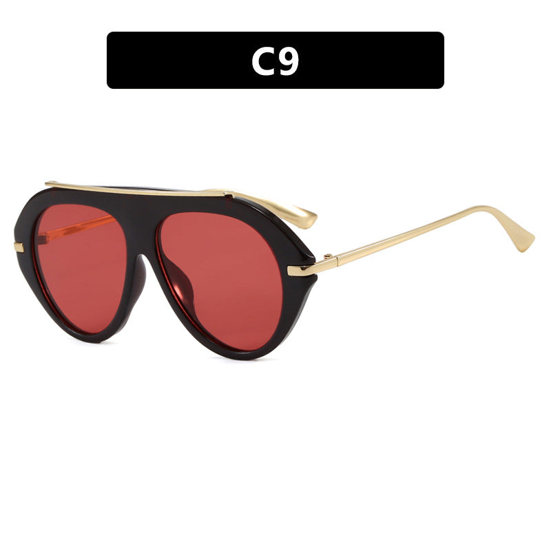 Dame solbrille i elegant heksagon-design Skanto