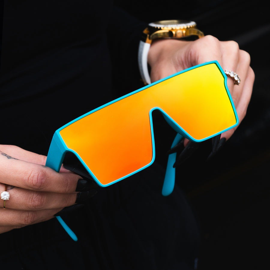 Dame moteriktig solbrille Skanto