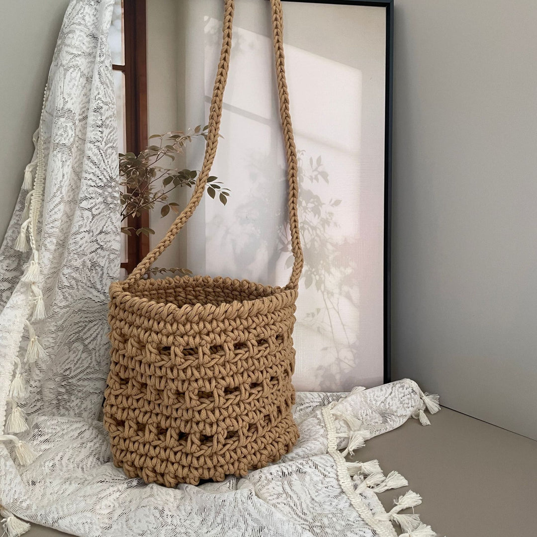 Makramee Håndveske i Boho-stil Skanto