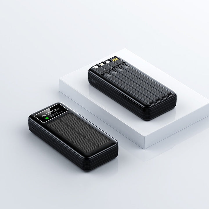 Solar Powerbank med Innebygd Digitaldisplay Skanto