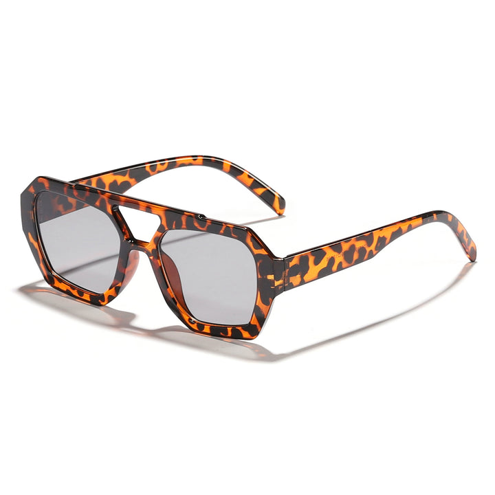 Dame moteriktig solbrille i eksklusiv oktagon-design Skanto
