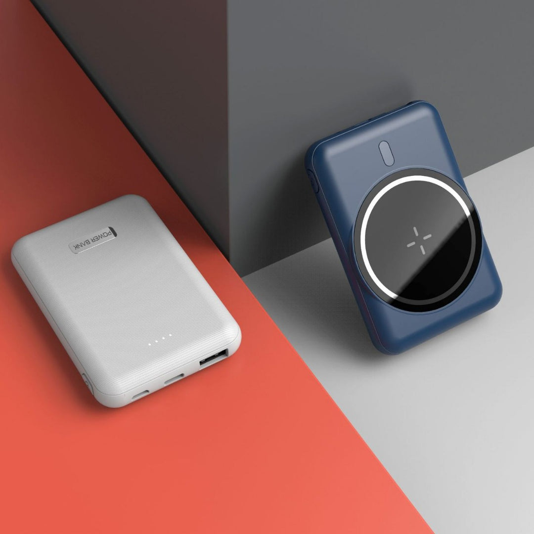 Trådløs Powerbank med hurtiglading og integrert strømhåndteringsteknologi Skanto