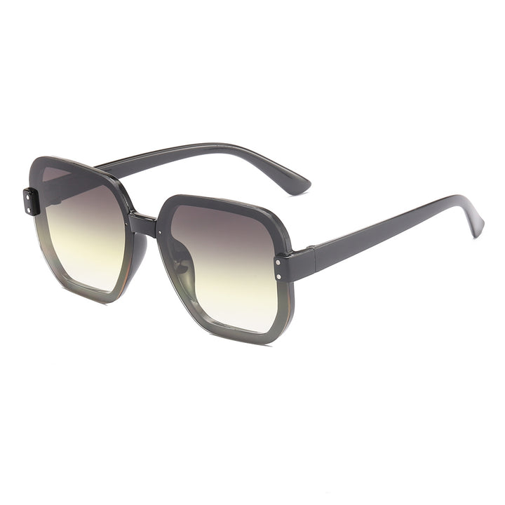 Dame modische quadratiske solbriller med gradient glass Skanto