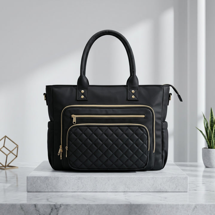 Håndveske med elegant sømdesign Skanto