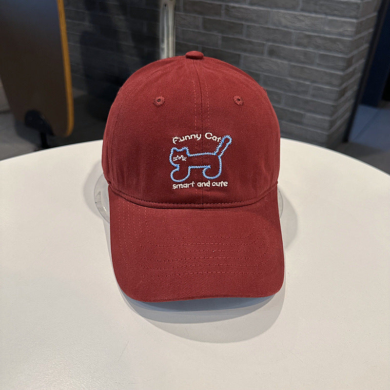 Kvinnenes Lekne Kattemotiverte Baseballcap Skanto