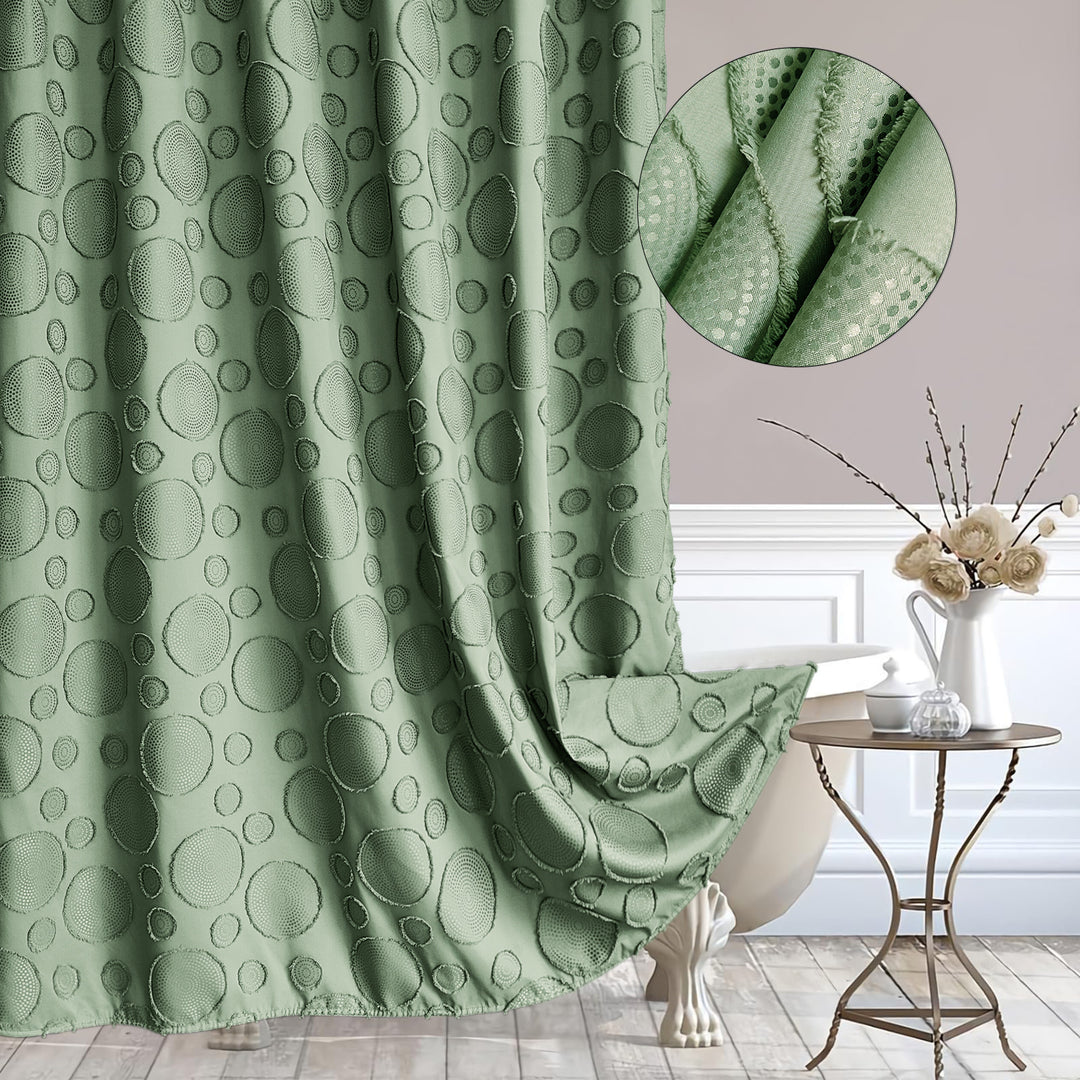Designer teksturerte dusjforheng Skanto