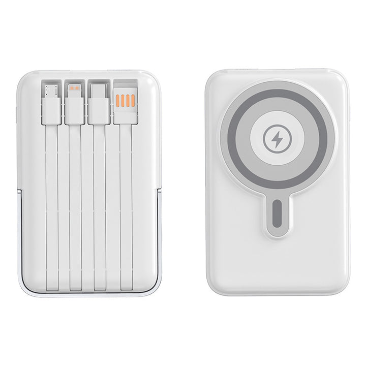 Bærbar Magnet Powerbank med hurtigladerfunksjon og LED-skjerm Skanto