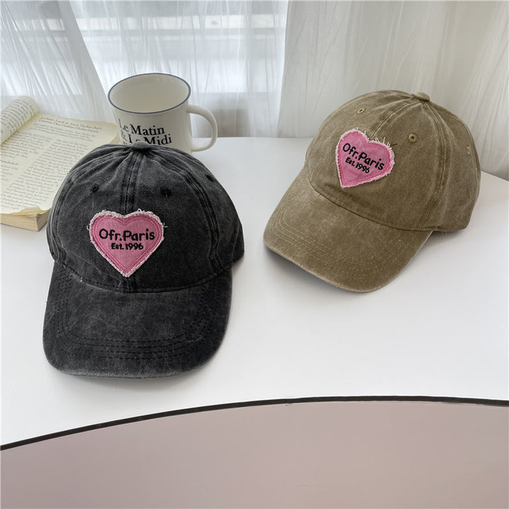Kvinne Vintage-inspirert Brodert Baseballcap Skanto