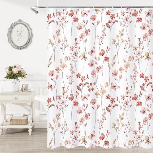 Blomstertrykk dusjkappe Skanto
