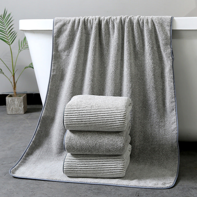 Terry Cleaning Cloth with Stylish Stripe Pattern Skanto