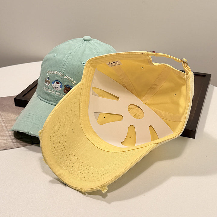 Unisex Brodert Fritids Caps Skanto