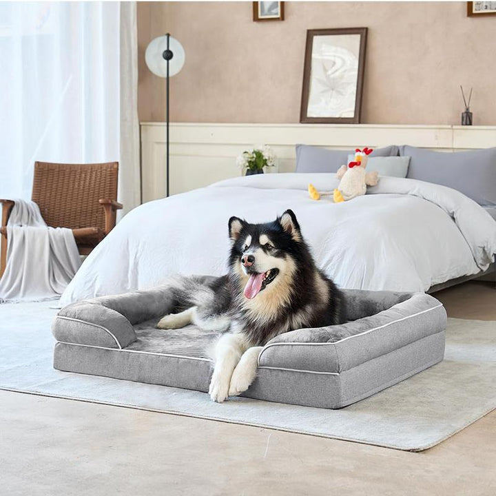 Ortopedisk støttende hundeseng