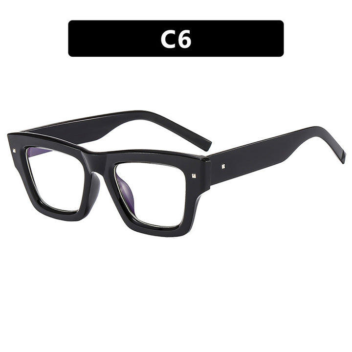 Dame trendy solbrille med firkantet ramme og UV-beskyttelse Skanto