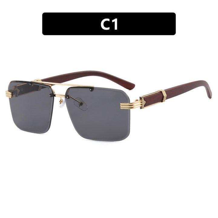 Damer geometrisk oversized solbrille med trendy design og luksuriøse detaljer Skanto
