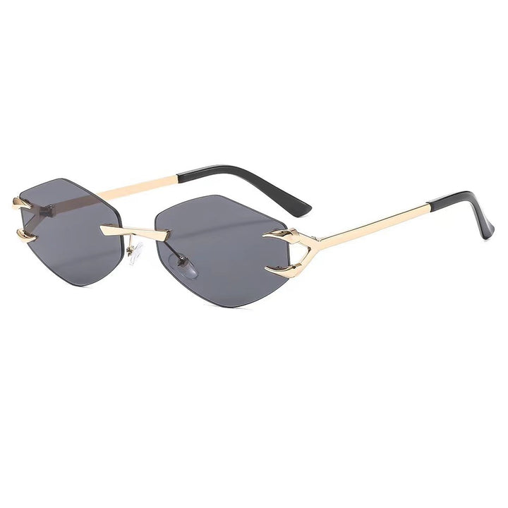 Dame geometrisk oversized solbrille Skanto