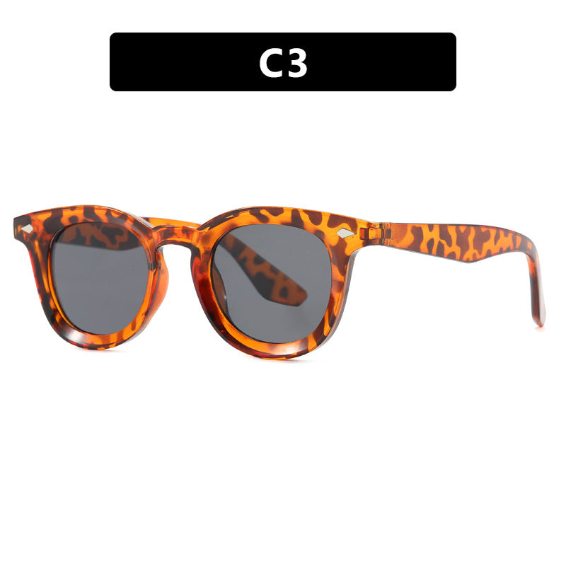 Damen modische Cat-Eye solbrille med transparent ramme Skanto
