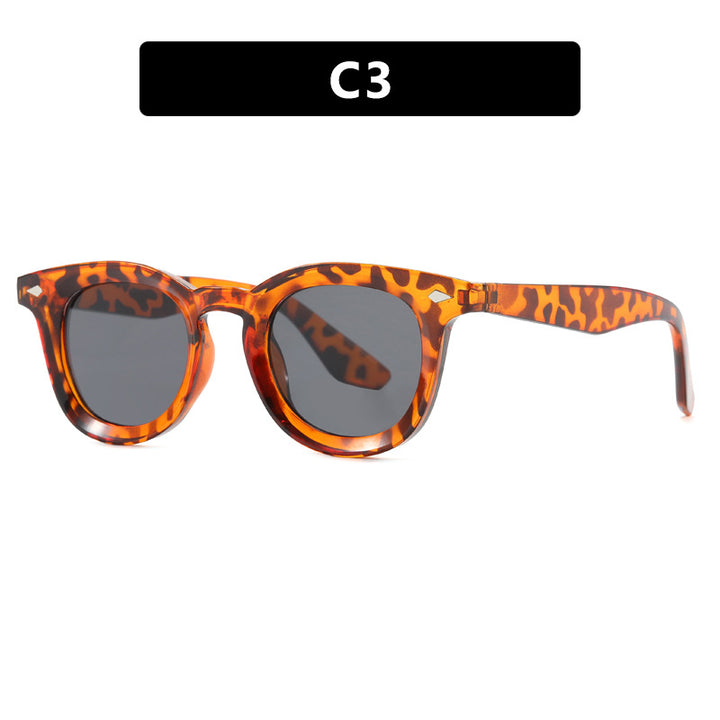 Damen modische Cat-Eye solbrille med transparent ramme Skanto