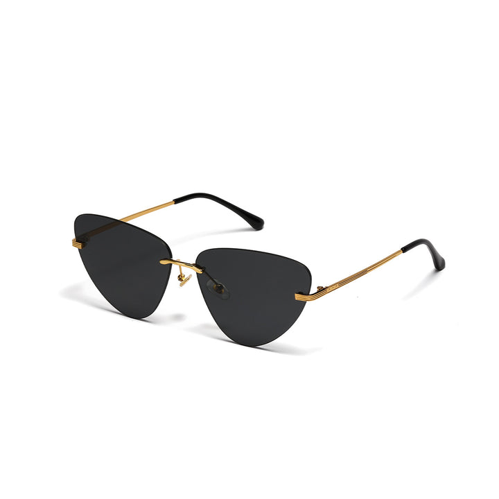 Dame moteriktig solbrille i trendy cat-eye design Skanto