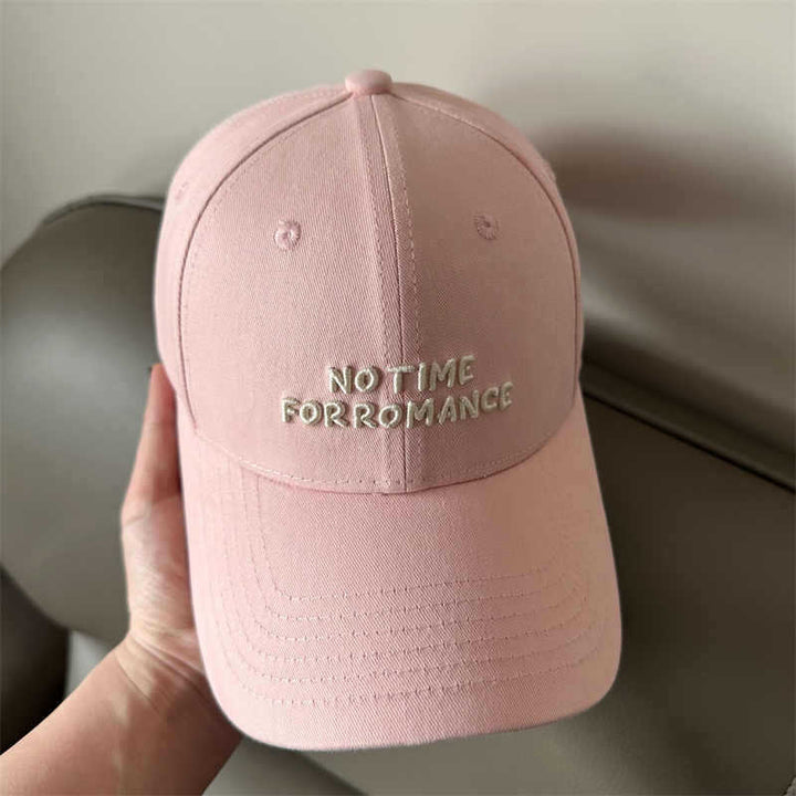 Kvinnens Casual Cap med Motiverende Broderi Skanto