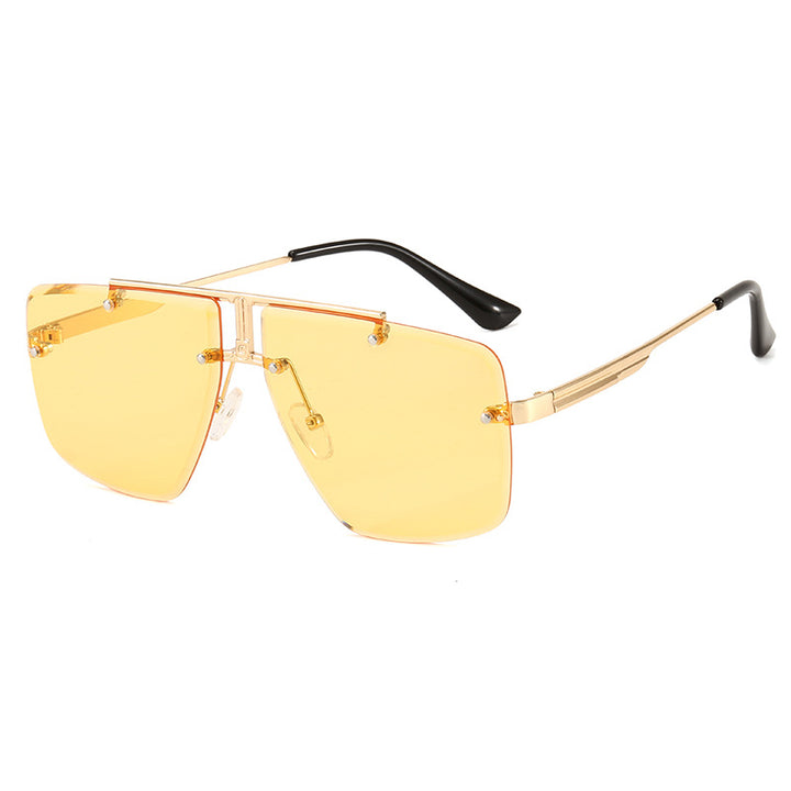 Dame moteriktig oversized solbrille Skanto