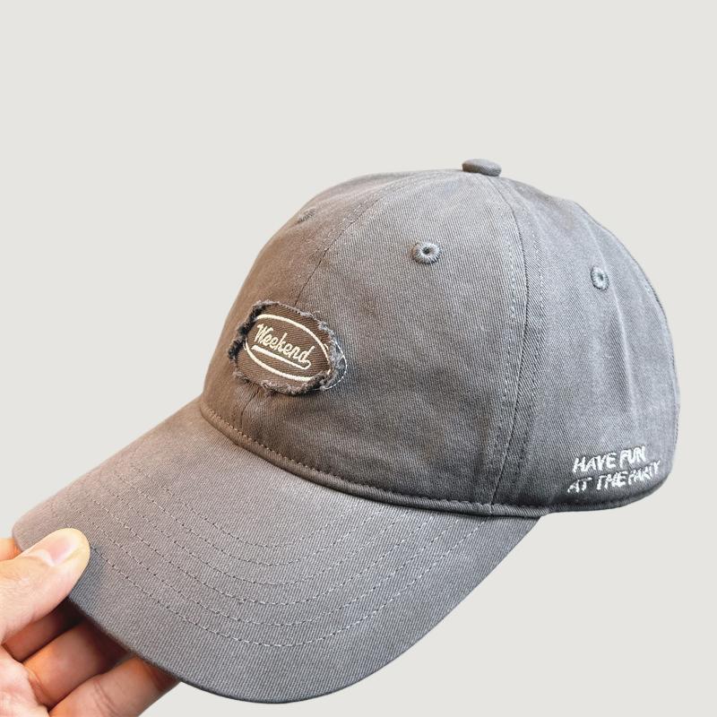 Herre Casual Slittet Brodert Baseball Caps Skanto